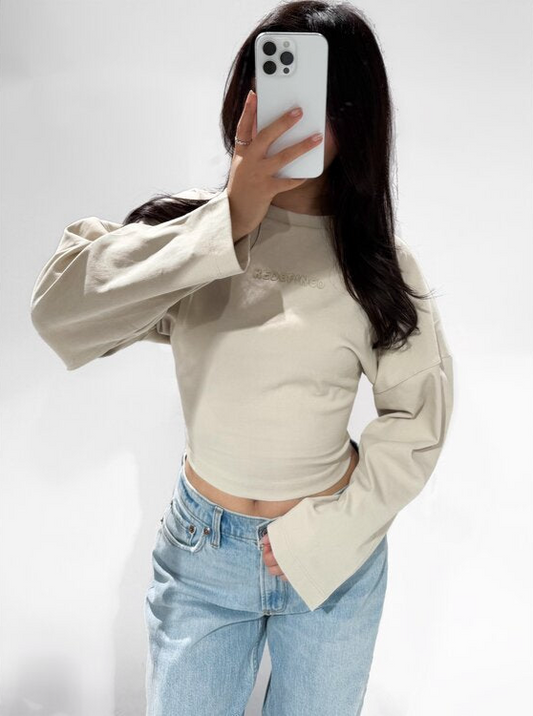 Redefined snatched longsleeve beige
