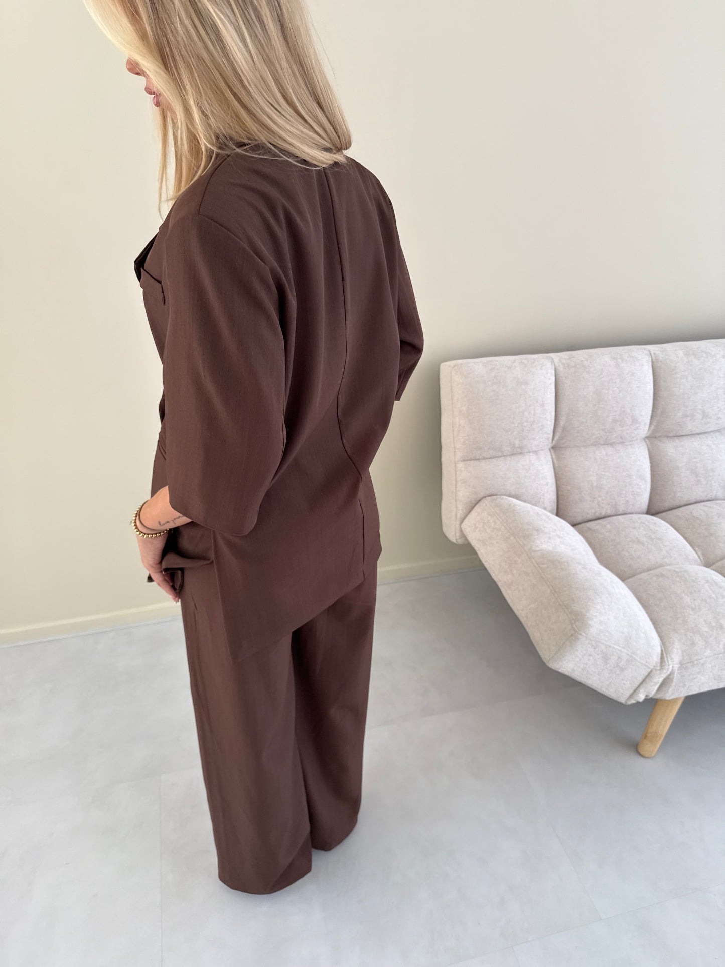 Oversized blazer Brown