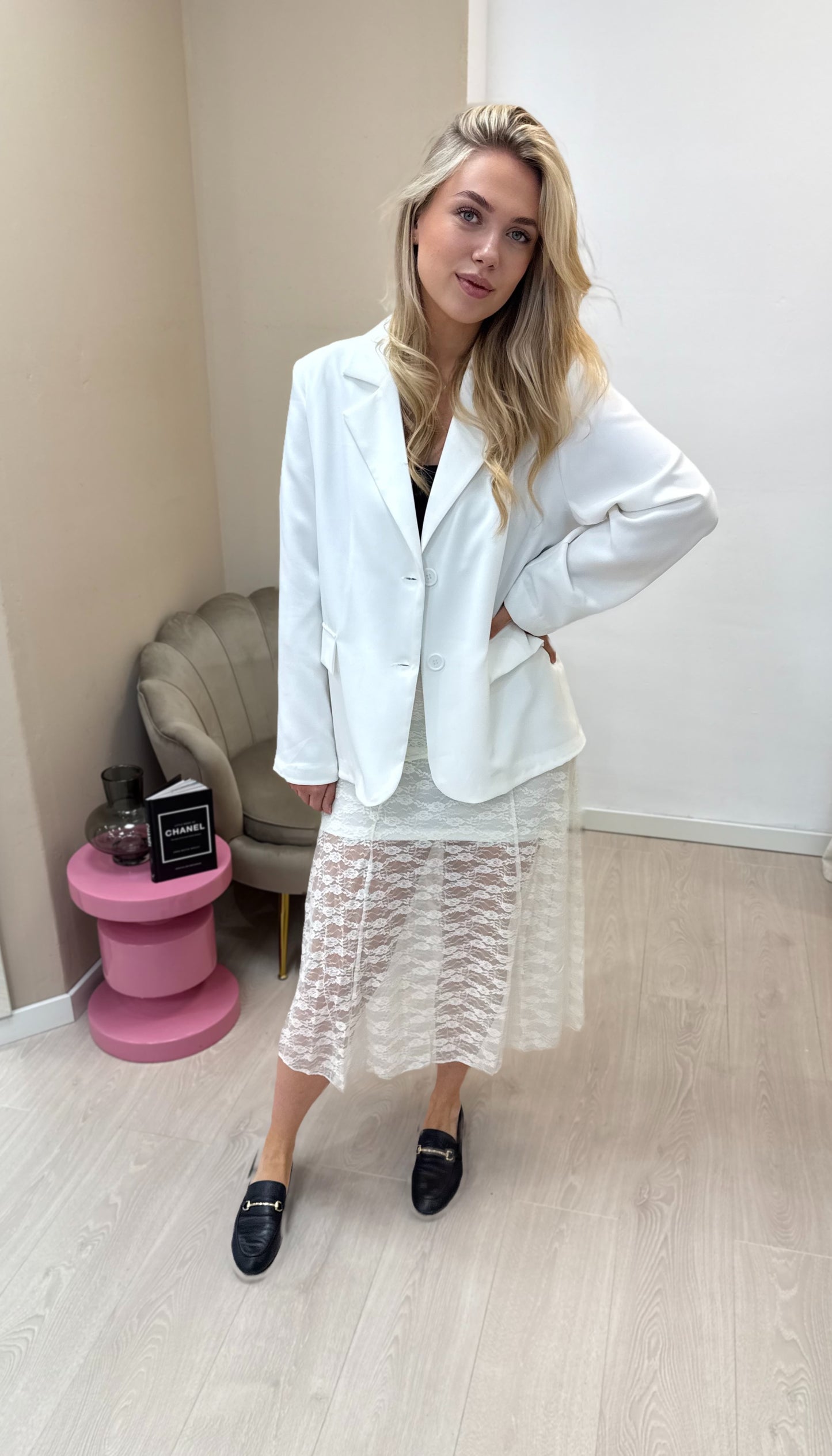 Lace skirt - Cream