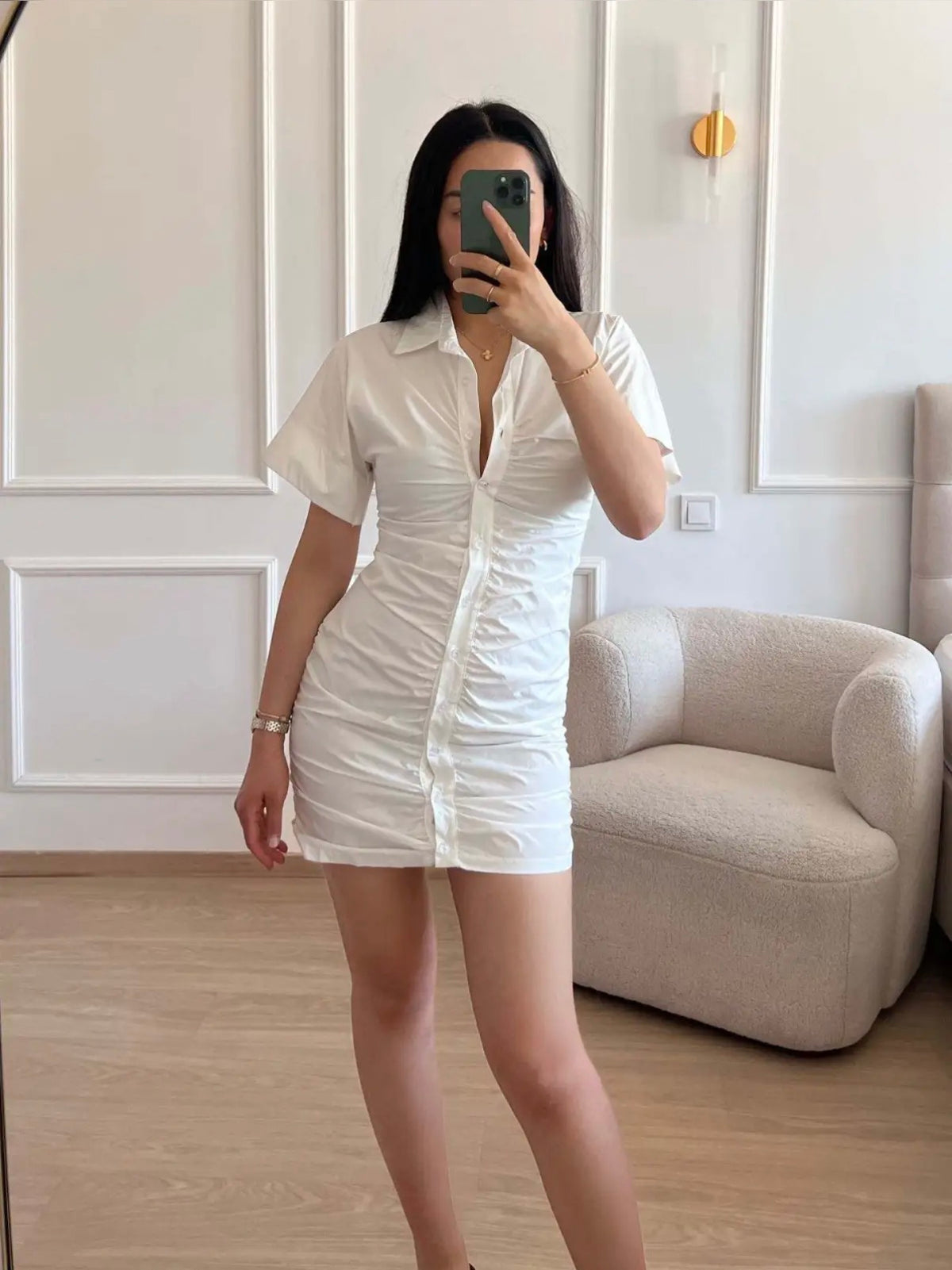 Basic dress white