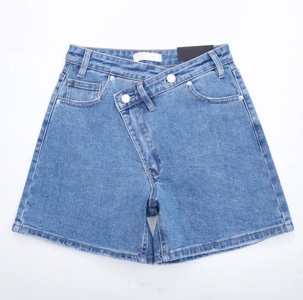 Denim short - blue