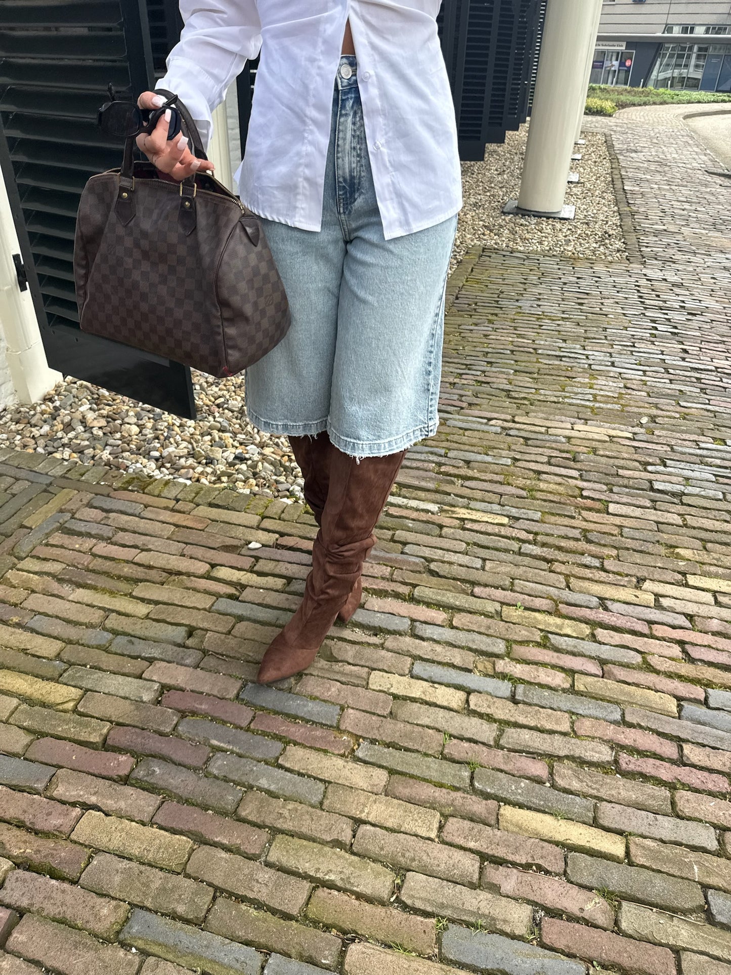 Baggy jort blue