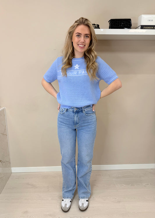 PARIS TOP - LIGHT BLUE