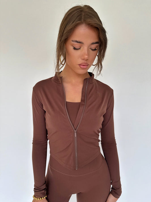 Ease jacket chestnut
