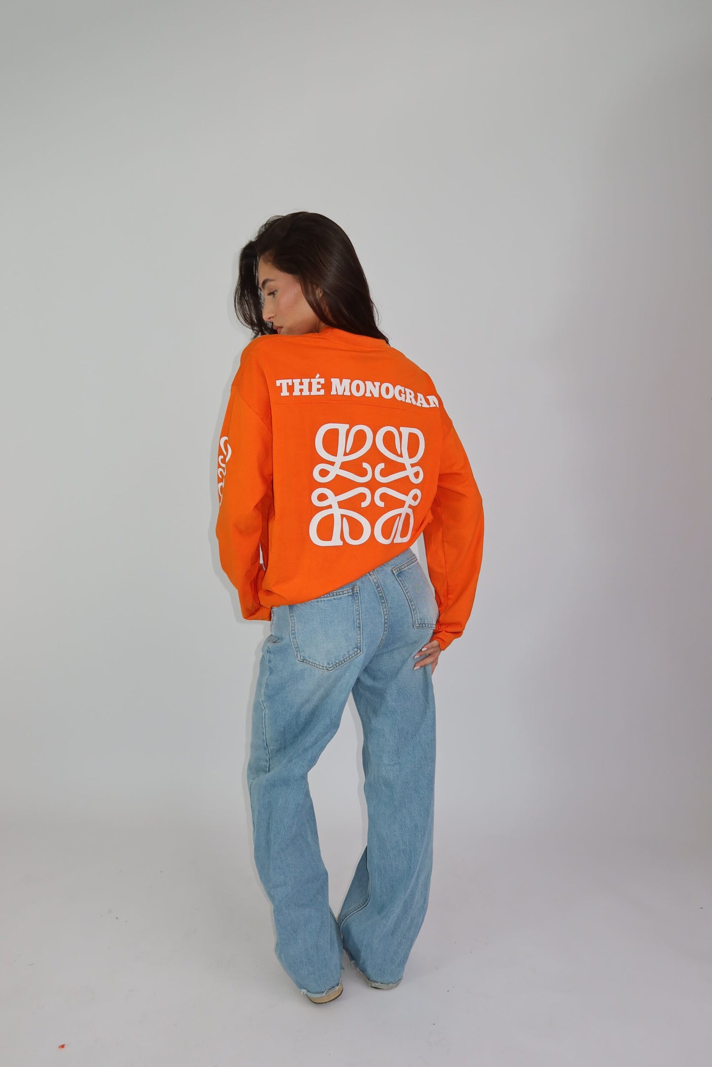 Thé monogram longsleeve orange