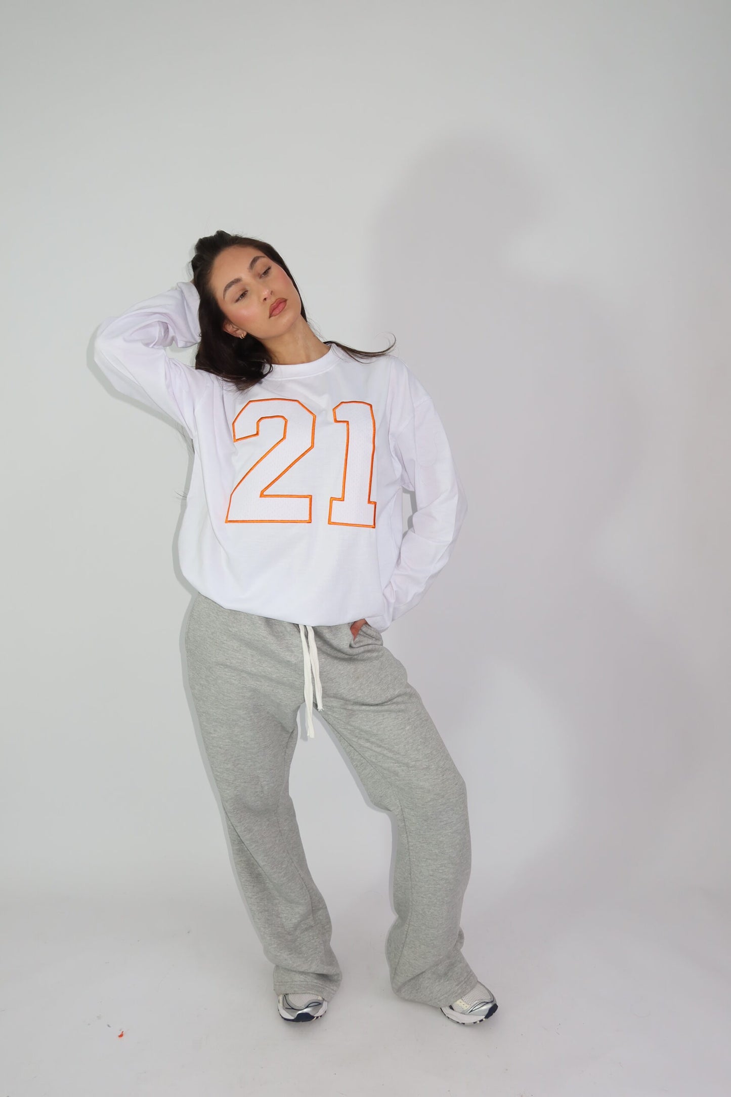 21 jersey longsleeve white