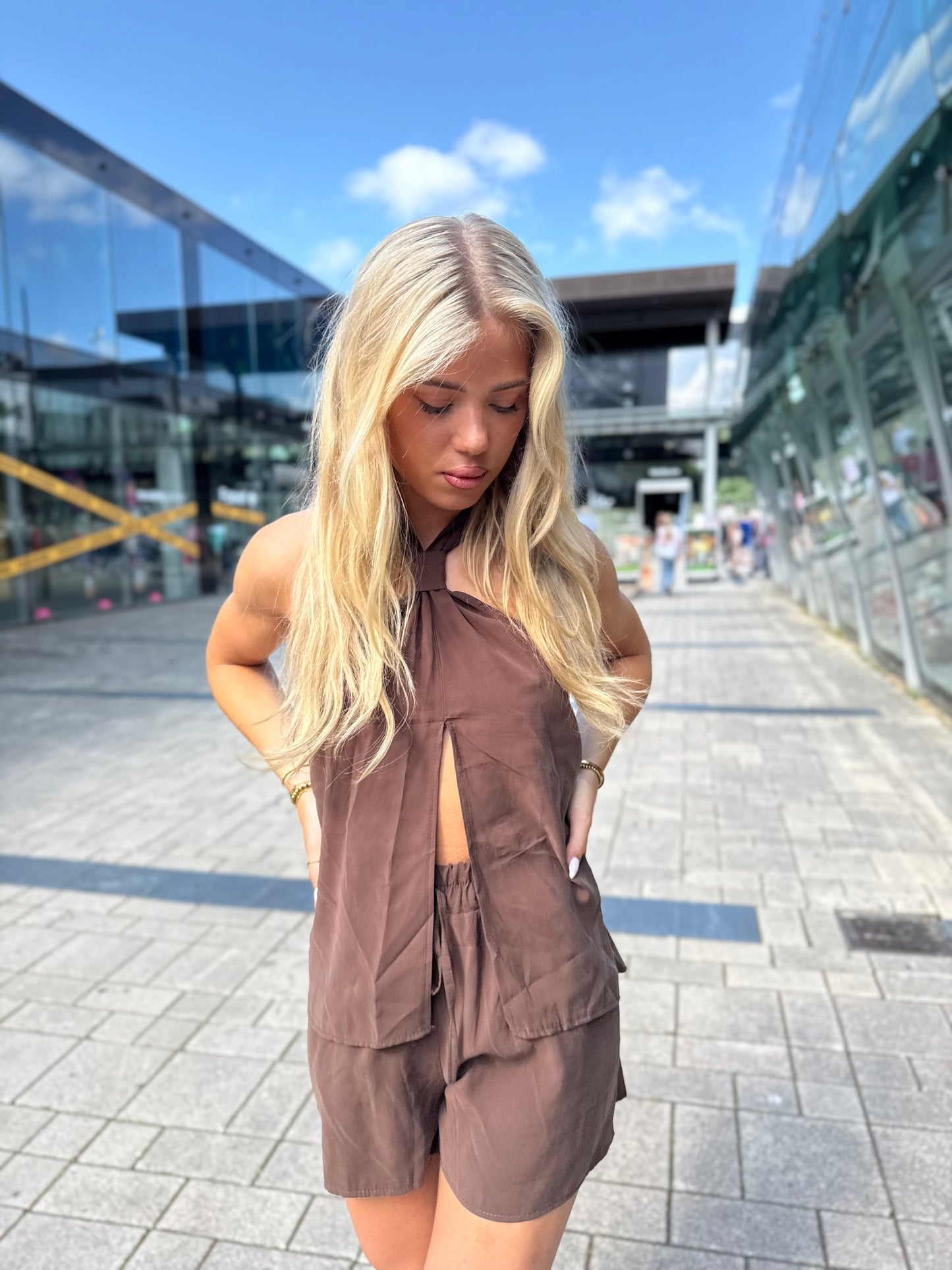 Co-ord set Brown