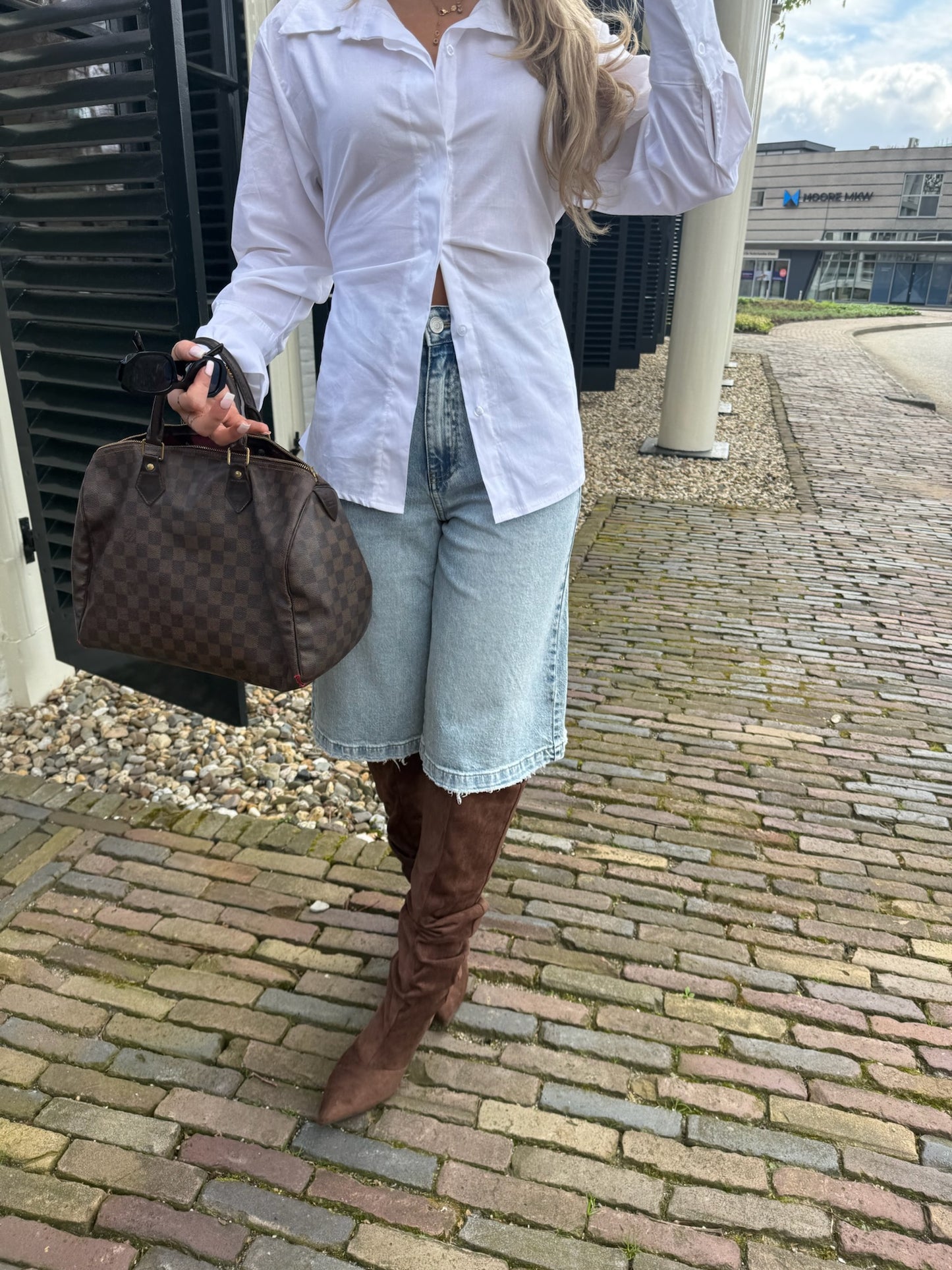 Baggy jort blue