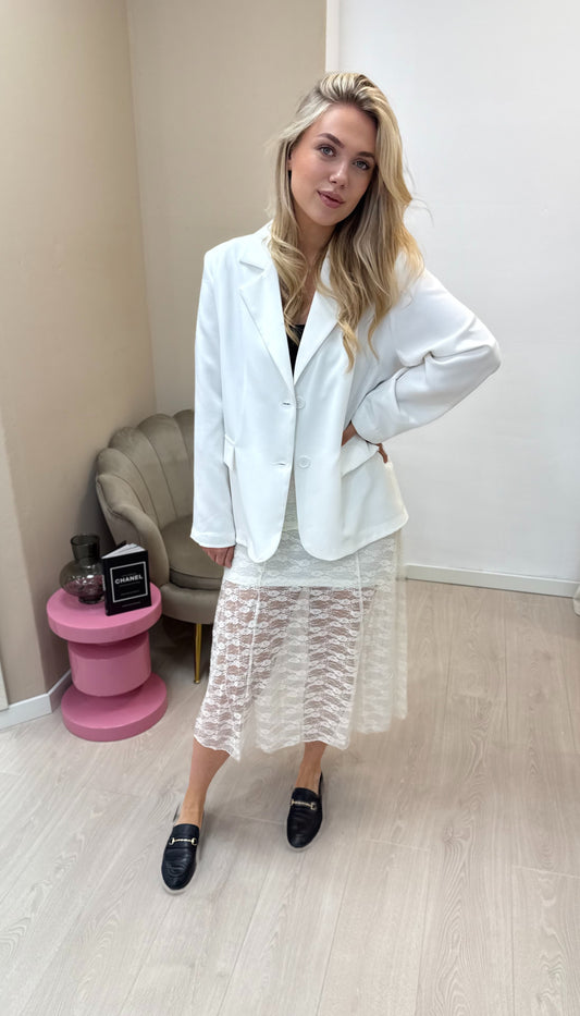 Lace skirt - Cream
