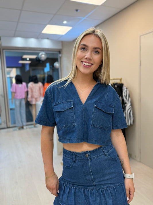 DENIM TOP