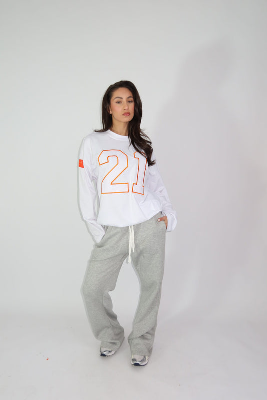 21 jersey longsleeve white