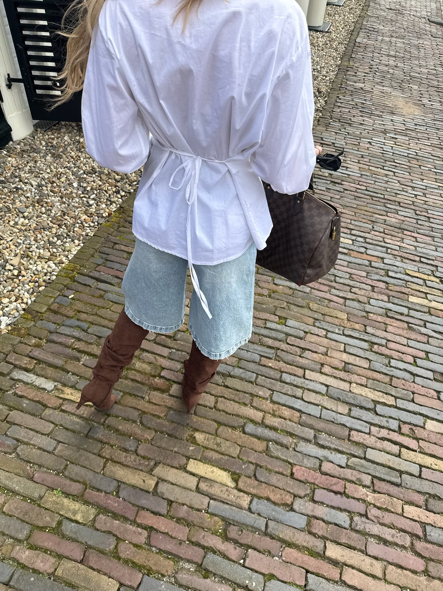 Baggy jort blue