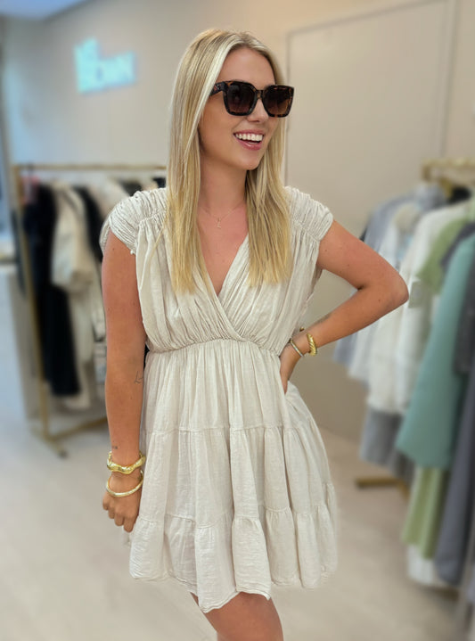 Summer dress beige